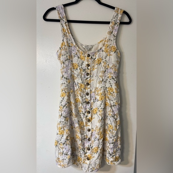 American Eagle Outfitters Floral Button-Front Dress - Picture 1 of 4